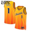 Canotte Bambino Charlotte Hornets Lamelo Ball Jordan 2025-26 City Edition Oro Swingman